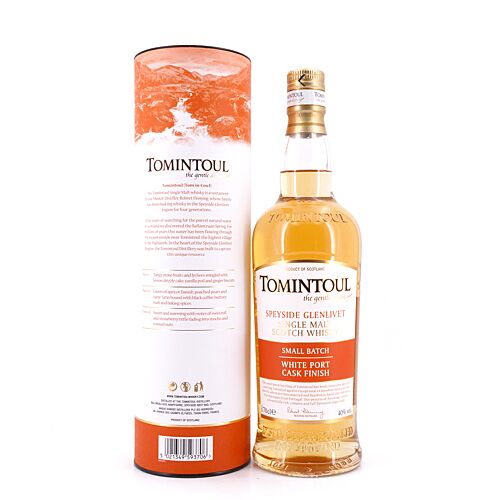Tomintoul White Port Cask Finish  0,70 Liter/ 40.0% vol Produktbild