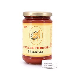 TOSCANA intavola Salsa Mediterranea Piccante Tomatensauce mit scharfer Paprika Produktbild