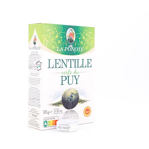 Trescarte Lentille PUY Grüne Linsen AOC aus Puy 500 Gramm Produktbild