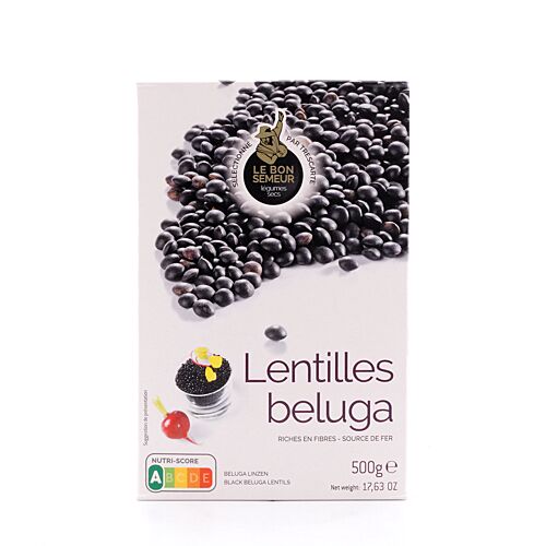 Trescarte Lentilles Beluga Beluga Linsen 500 Gramm Produktbild