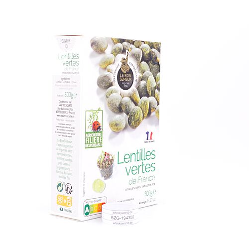 Trescarte Lentilles Vetes Grüne Linsen 500 Gramm Produktbild