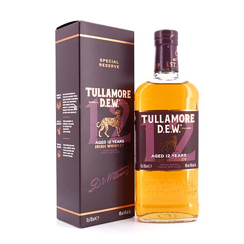 Tullamore Dew 12 Jahre  0,70 Liter/ 40.0% vol Produktbild