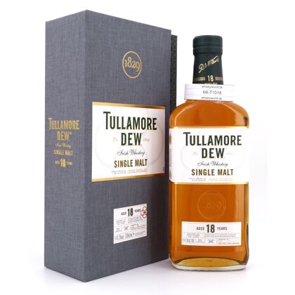 Tullamore Dew 18 Jahre Single Malt  0,70 Liter/ 41.3% vol