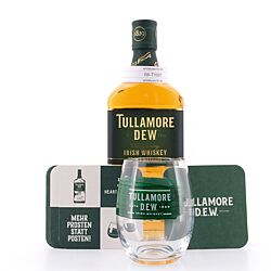 Tullamore Dew The Legendary mit Glas und Untersetzer Produktbild