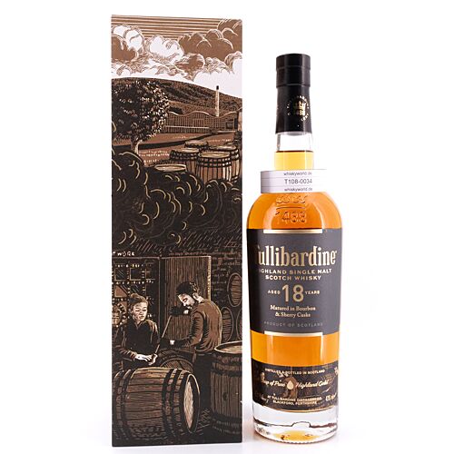 Tullibardine 18 Jahre  0,70 Liter/ 43.0% vol Produktbild