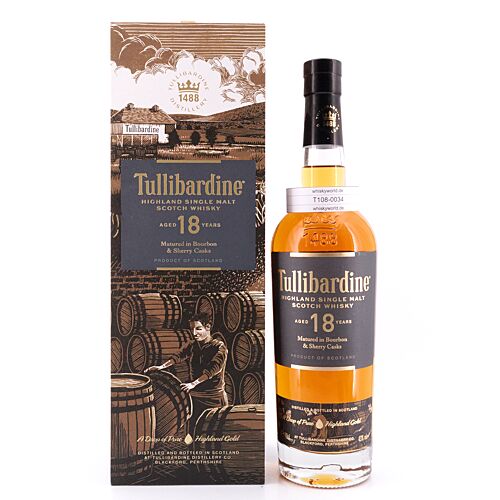 Tullibardine 18 Jahre  0,70 Liter/ 43.0% vol Produktbild