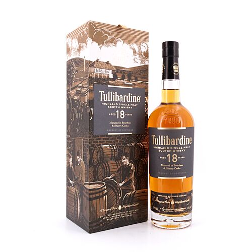 Tullibardine 18 Jahre  0,70 Liter/ 43.0% vol Produktbild
