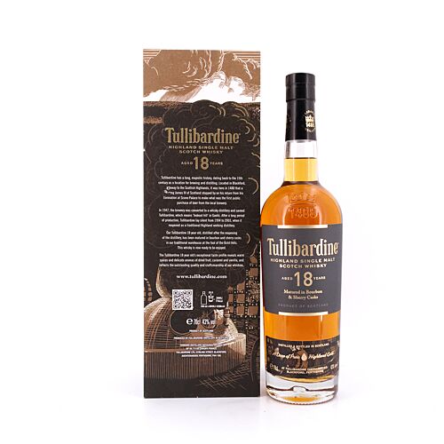 Tullibardine 18 Jahre  0,70 Liter/ 43.0% vol Produktbild