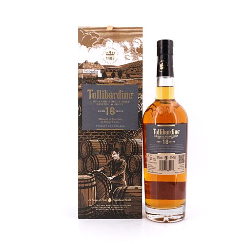 Tullibardine 18 Jahre  0,70 Liter/ 43.0% vol Produktbild