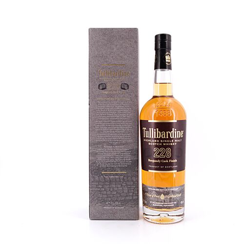 Tullibardine 228 Burgundy finish  0,70 Liter/ 43.0% vol Produktbild