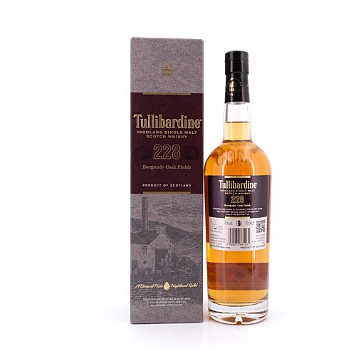 Tullibardine 228 Burgundy finish  0,70 Liter/ 43.0% vol Produktbild