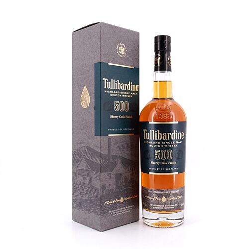 Tullibardine 500 Sherry finish  0,70 Liter/ 43.0% vol Produktbild