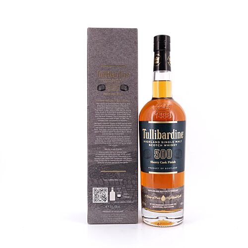 Tullibardine 500 Sherry finish  0,70 Liter/ 43.0% vol Produktbild