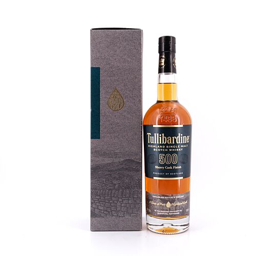 Tullibardine 500 Sherry finish  0,70 Liter/ 43.0% vol Produktbild