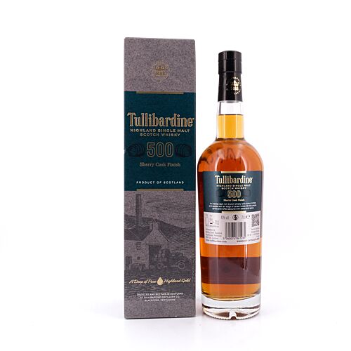Tullibardine 500 Sherry finish  0,70 Liter/ 43.0% vol Produktbild