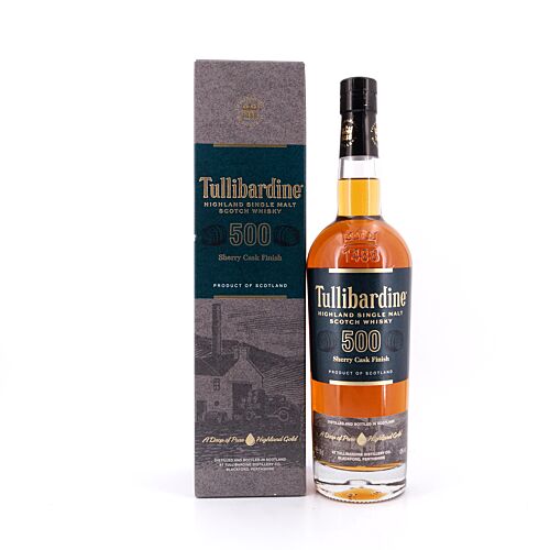 Tullibardine 500 Sherry finish  0,70 Liter/ 43.0% vol Produktbild