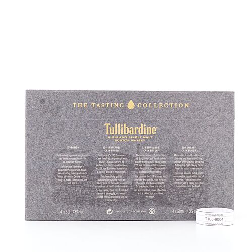 Tullibardine The Tasting Collection  0,20 Liter/ 43.0% vol Produktbild