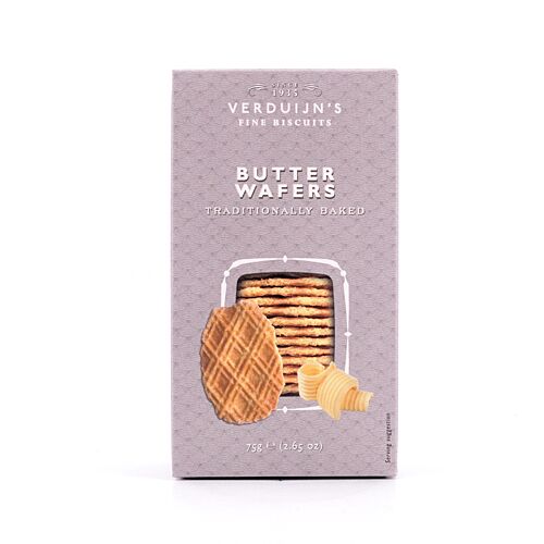 Verduijn's Butter Wafers Butterwaffeln 75 Gramm Produktbild