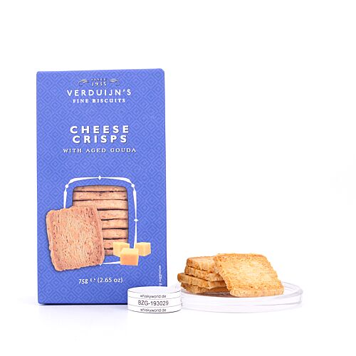 Verduijn's Cheese Crisps Blätterteiggebäck mit altem Gouda 75 Gramm Produktbild