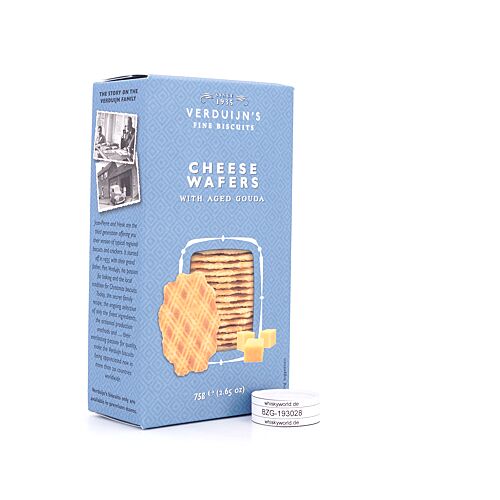 Verduijn's Cheese Wafers Käsewaffeln 75 Gramm Produktbild