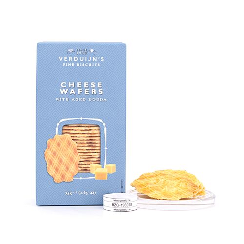 Verduijn's Cheese Wafers Käsewaffeln 75 Gramm Produktbild