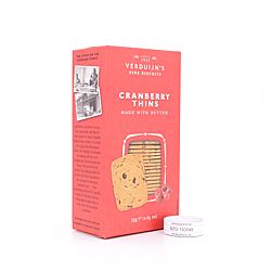Verduijn's Cranberry Thins Buttergebäck mit Preiselbeeren Produktbild