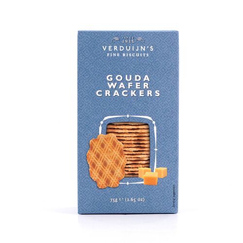 Verduijn's Gouda Wafer Crackers Käsewaffeln 75 Gramm Produktbild