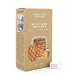 Verduijn's Mustard Wafers Käse-Waffeln mit Honig und Senf Produktbild