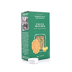 Verduijn's Pesto Wafers Käsewaffeln mit Basilikum und Knoblauch Produktbild