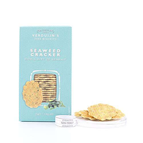 Verduijn's Seaweed Cracker Waffeln mit Algen und Meersalz 75 Gramm Produktbild