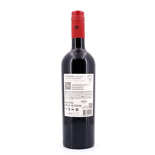 Viu Manent Reserva Cabernet Sauvignon 2022 0,750 Liter/ 13.5% vol Produktbild