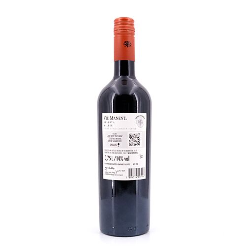 Viu Manent Reserva Malbec 2021 0,750 Liter/ 14.0% vol Produktbild
