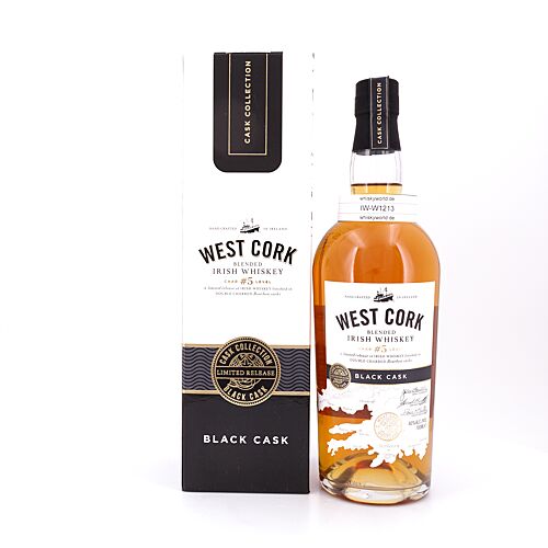 West Cork Black Cask Char #5 Level  0,70 Liter/ 40.0% vol Produktbild