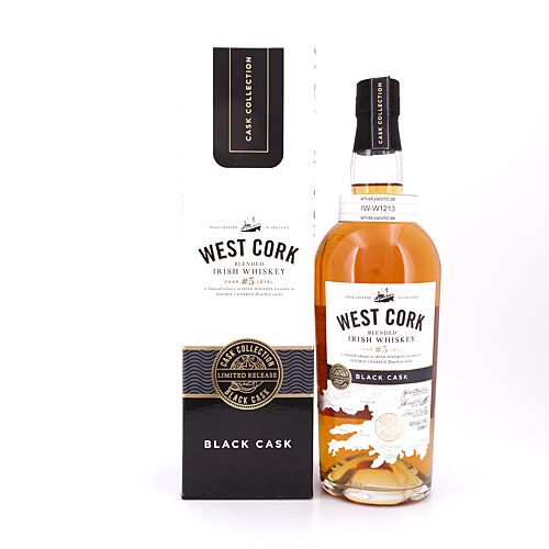 West Cork Black Cask Char #5 Level  0,70 Liter/ 40.0% vol Produktbild