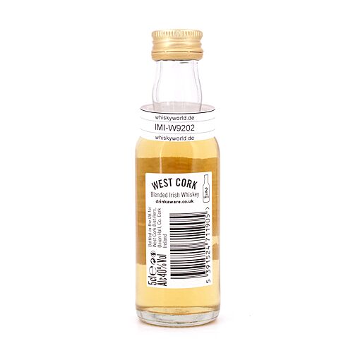 West Cork Original Blended Bourbon Cask Miniatur 0,050 Liter/ 40.0% vol Produktbild
