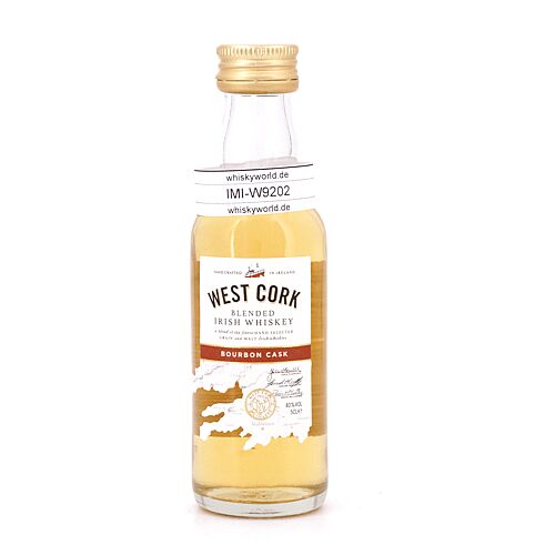 West Cork Original Blended Bourbon Cask Bourbon Cask Miniatur 0,050 Liter/ 40.0% vol Produktbild