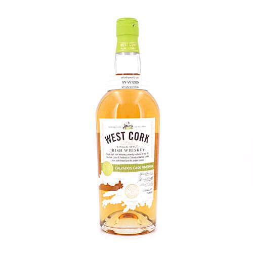 West Cork Single Malt Calvados Cask Finish  0,70 Liter/ 43.0% vol Produktbild