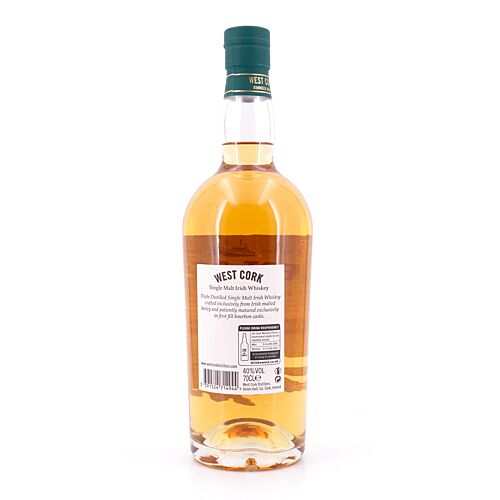 West Cork Single Malt Irish Whiskey  0,70 Liter/ 40.0% vol Produktbild