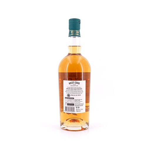 West Cork Single Malt Virgin Oak Cask Finish  0,70 Liter/ 43.0% vol Produktbild