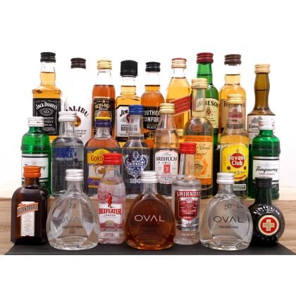 whiskyworld Adventskalender Spirituosen-Mix I 24 Originalabfüllungen 1,180 Liter/ 39.0% vol