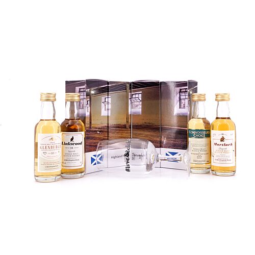 whiskyworld LoveScotch Miniaturen-Set Motiv Highland Park Malting Floor 0,20 Liter/ 43.0% vol Produktbild