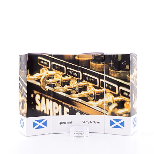 whiskyworld Miniaturen-Set Motiv Spirit & Sample Save 4 Miniaturen je 5cl Glenallachie, Mortlach, Glencadam & Glenfarclas 0,20 Liter/ 48.3% vol Produktbild