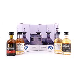 whiskyworld Miniaturen-Set Motiv "Three Pagodas" The Un-chillfiltered-Set Produktbild