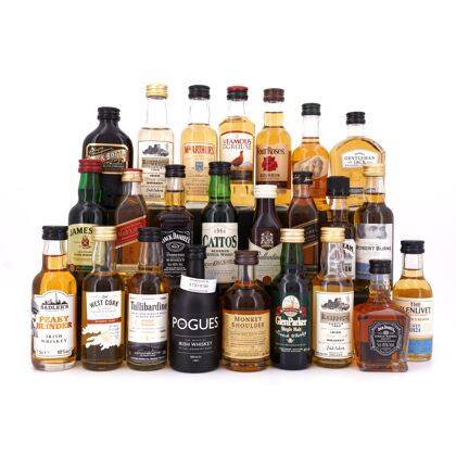 whiskyworld Whisky-Adventskalender 2020 Starter 24 Originalabfüllungen je 5cl / 1,20Liter-Set zum Befüllen 1,20 Liter/ 40.3% vol