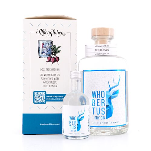 WHOBERTUS Dry Gin inkl. Miniatur 0,550 Liter/ 42.0% vol Produktbild