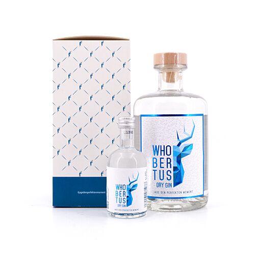 WHOBERTUS Dry Gin inkl. Miniatur 0,550 Liter/ 42.0% vol Produktbild