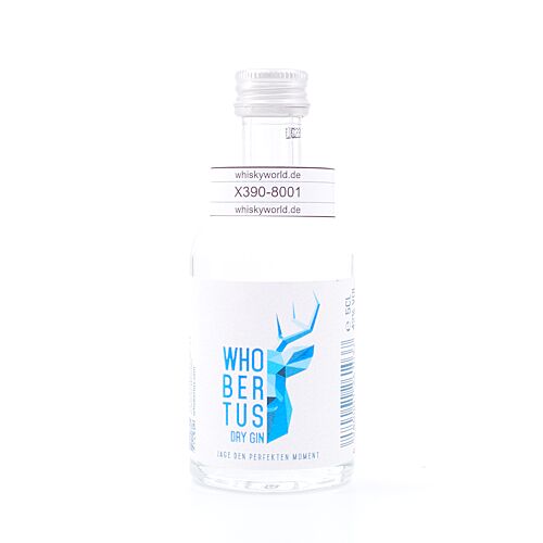 WHOBERTUS Dry Gin Miniatur 0,050 Liter/ 42.0% vol Produktbild