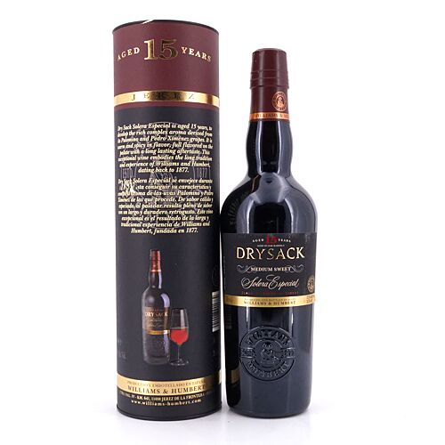 Williams & Humbert Dry Sack Medium Sweet Solera Especial 15 Jahre  0,50 Liter/ 20.5% vol Produktbild
