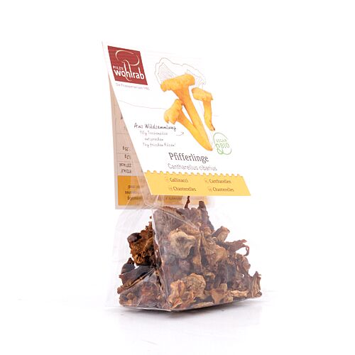 Wohlrab Pilze BIO Pfifferlinge getrocknet  20 Gramm Produktbild