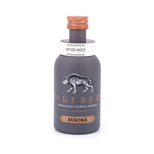 Wolfburn Aurora 20% Sherry Oak Miniatur 0,050 Liter/ 46.0% vol Produktbild